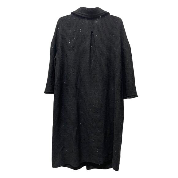 St. John Coat Santana Knit Women 12 Sequin Old Money Luxury Holiday Gala Couture - Picture 2 of 10